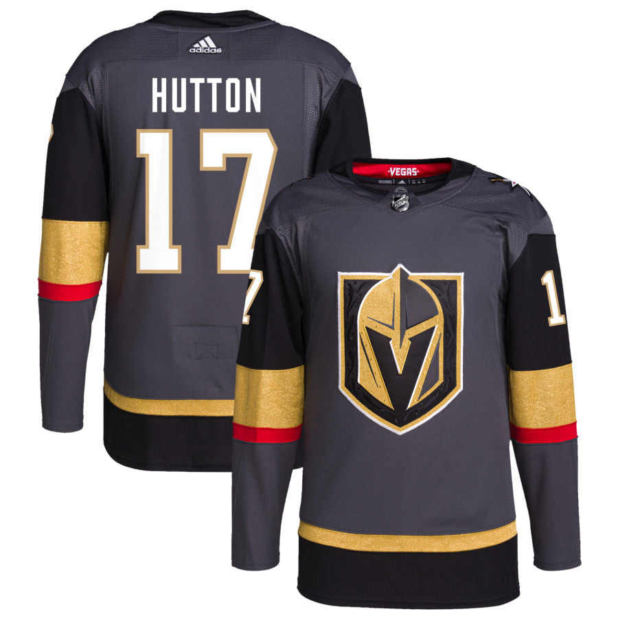 Ben Hutton Vegas Golden Knights adidas Alternate Authentic Pro Jersey - Gray