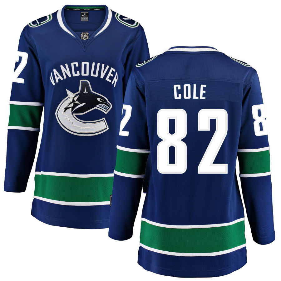Ian Cole Vancouver Canucks Fanatics Branded Women's Home Breakaway Jersey - Blue