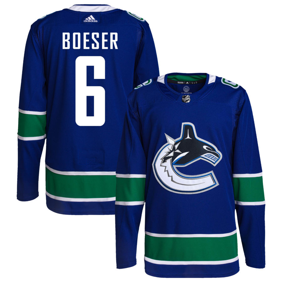 Brock Boeser Vancouver Canucks adidas Home Primegreen Authentic Pro Jersey - Royal