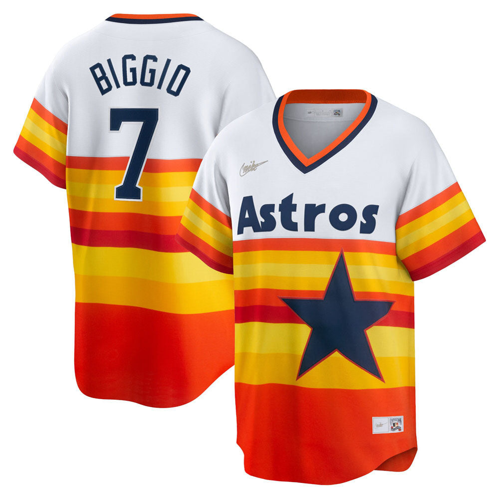 Men's Houston Astros Craig Biggio Home Cooperstown Collection Player Jersey - White