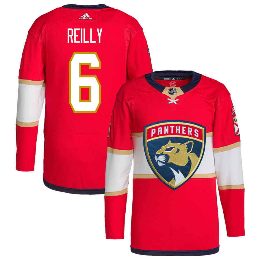 Mike Reilly Florida Panthers adidas Home Primegreen Authentic Pro Jersey - Red