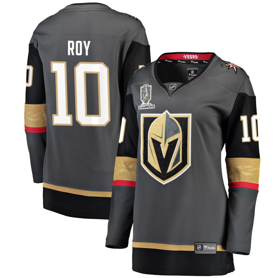 Nicolas Roy  Vegas Golden Knights Fanatics Branded Women's 2023 Stanley Cup Champions Alternate Breakaway Jersey - Black